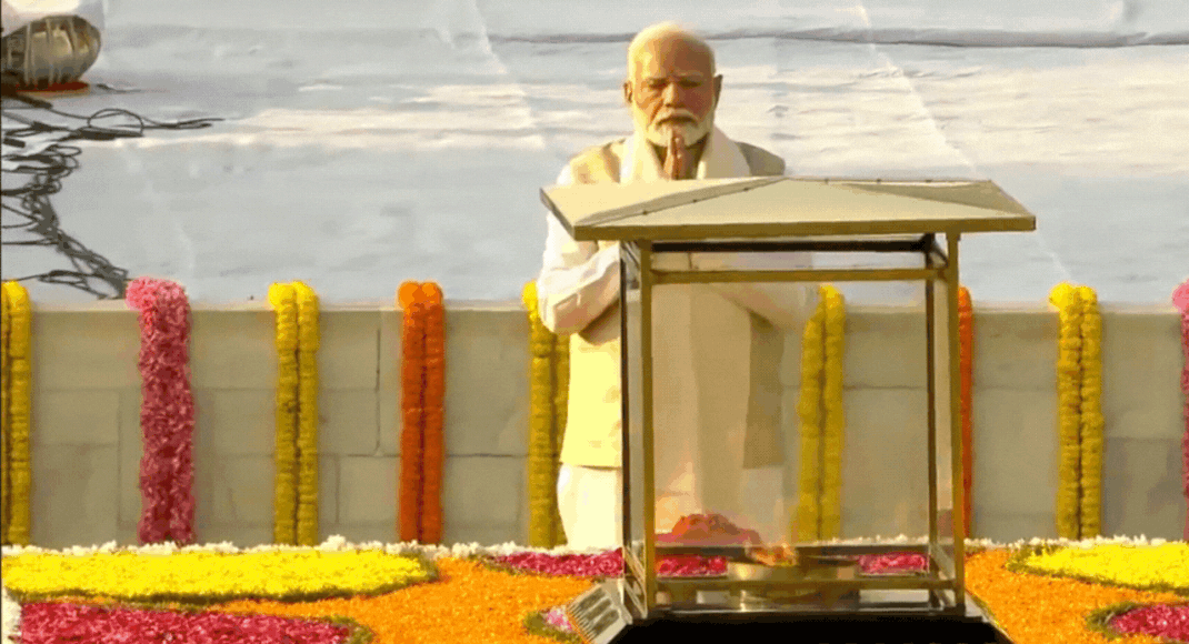 PM Modi pays tribute to Mahatma Gandhi, Lal Bahadur Shastri on birth ...