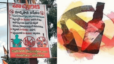 This Telangana village bans liquor; Rs 50K fine, chappal garland for violators