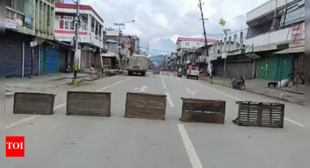 Manipur: Shutdown over kidnapping of 2 youths affects life in Imphal ...