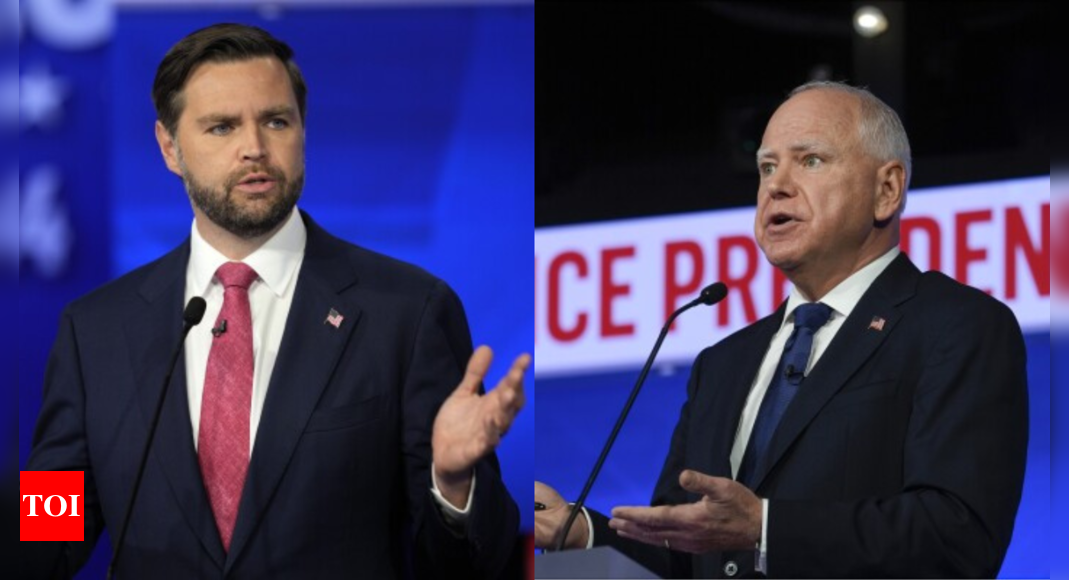 Tim Walz vs JD Vance: Top memes and jokes from VP debate – Times of India