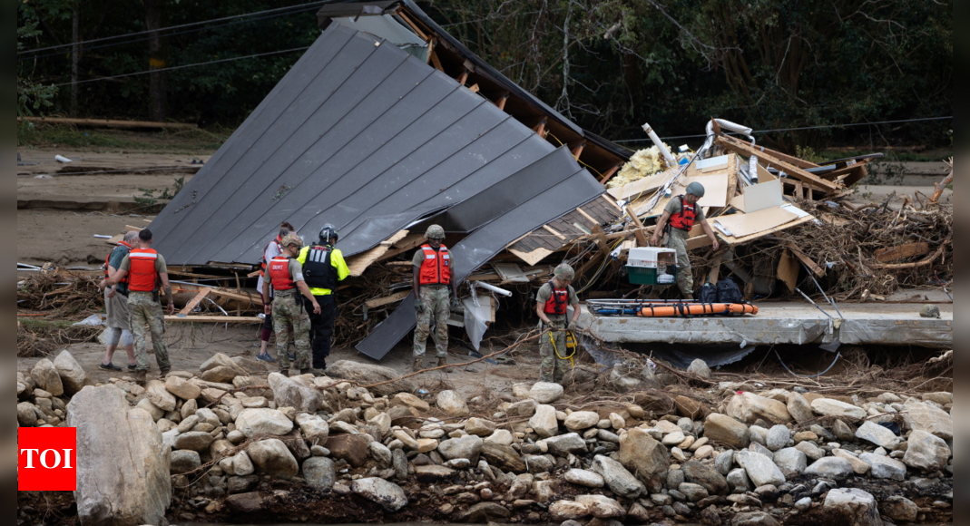 Hurricane Helene devastates Southeastern US: Biden deploys 1,000 troops for relief efforts – Times of India