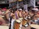 Drumming up devotion! South Indian drummers at Ganesh Visarjan