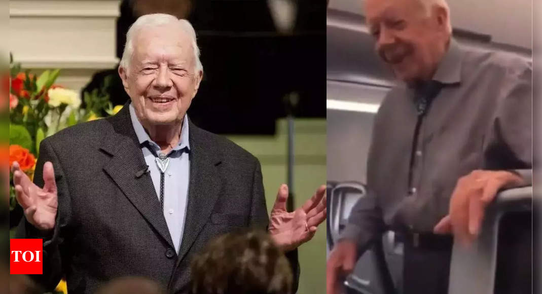 Jimmy Carter celebrates his 100th birthday as the first American President; captivating hearts with a viral video | World News – Times of India