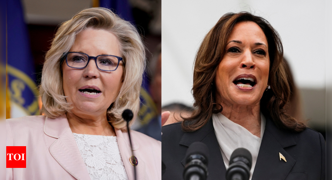 Former GOP representative Liz Cheney to campaign for Harris at birthplace of Republican party – Times of India