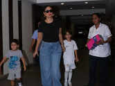 Taimur and Jeh accompany Bebo for Guriq's birthday