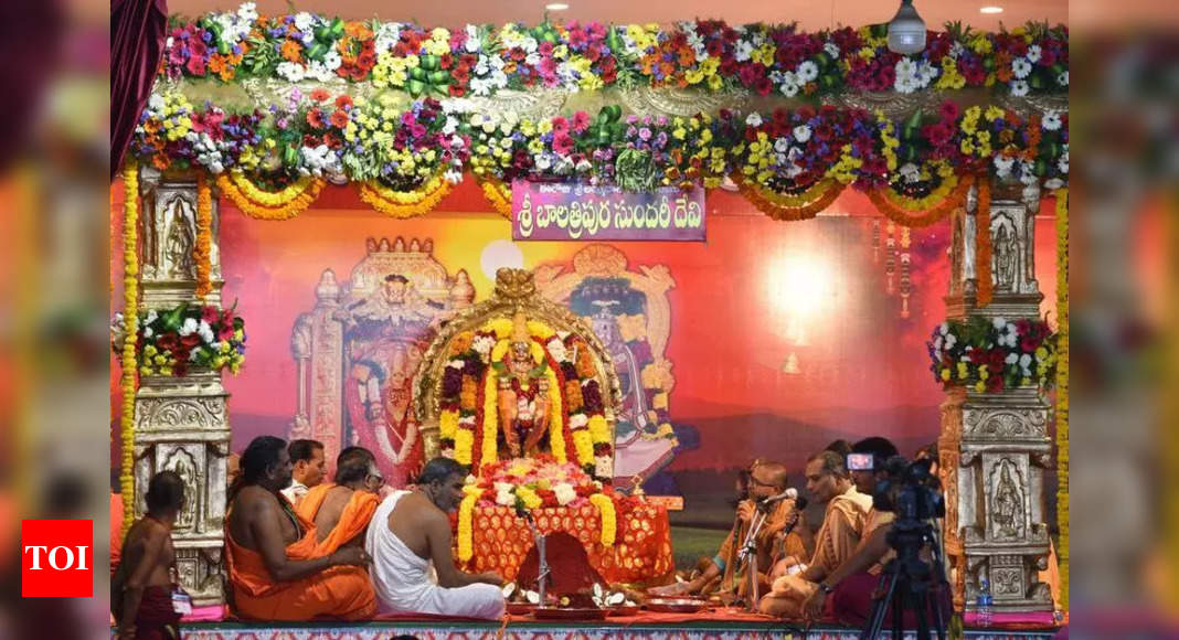 Grand Dasara Celebrations Kick Off at Kanaka Durga Temple in Vijayawada