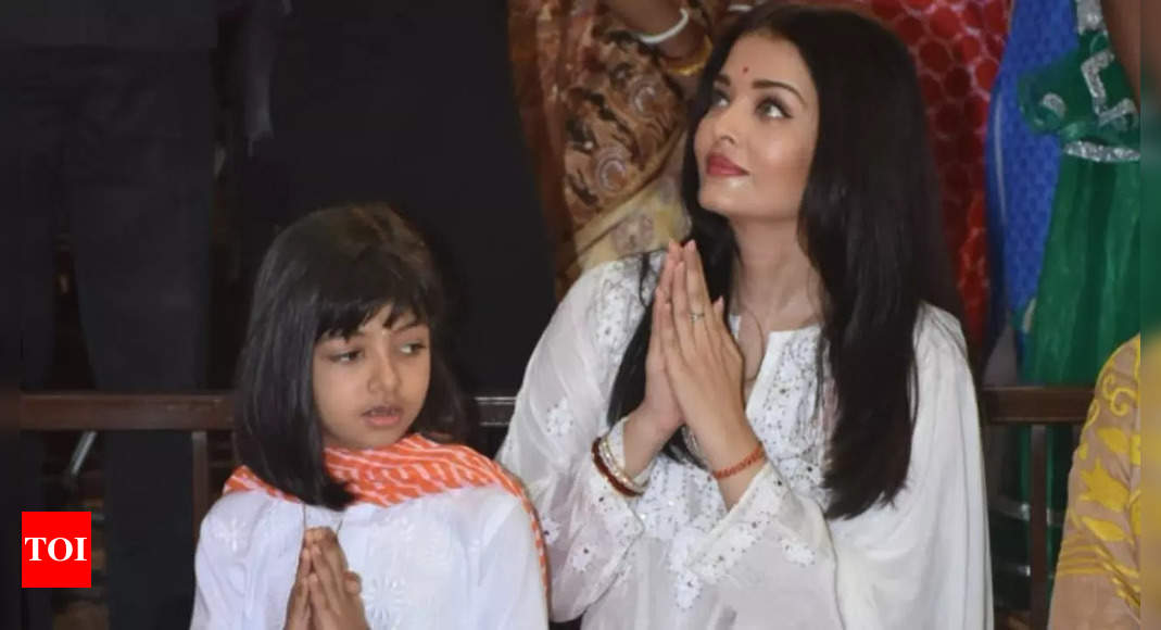 When Aishwarya Rai Bachchan looked absolute stunner while twinning with her daughter Aaradhya |