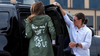 Melania Trump claims 2018 "I don’t care" jacket was directed at media, not linked to migrants