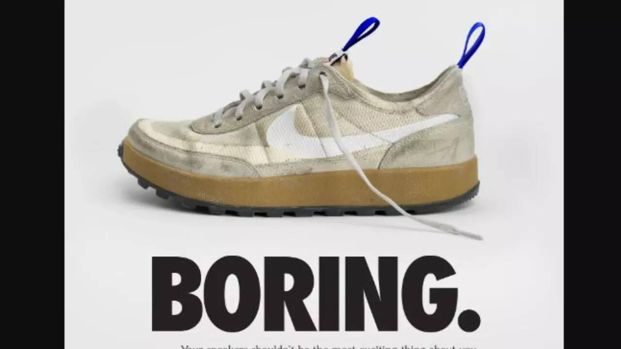 boring nike shoe