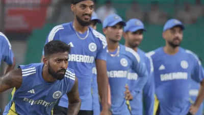 Team India gears up for first Bangladesh T20I with rigorous fielding session