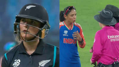 Run-out controversy! Why Amelia Kerr was given not out by on-field umpires during India-NZ Women's T20 World Cup match