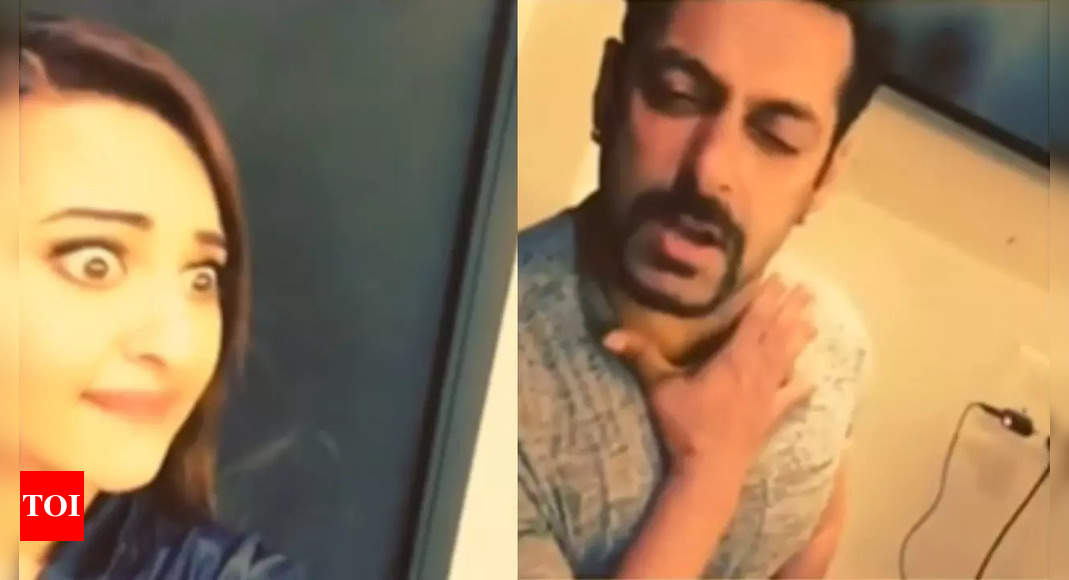 Salman Khan’s old dubsmash clip with Sonakshi Sinha cracks up the internet; fans say ‘Bollywood used to be so much fun’