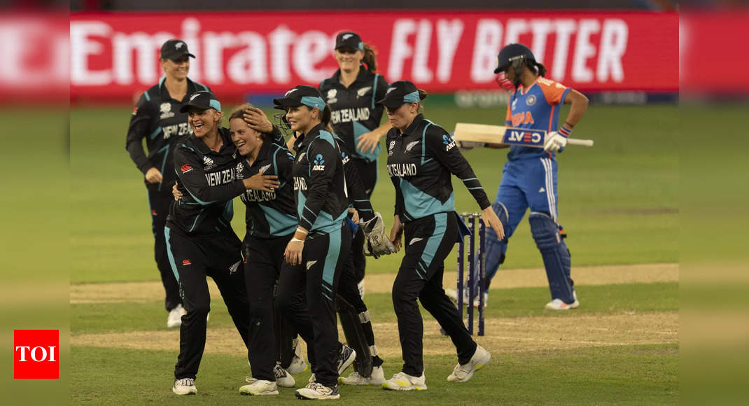 Women’s T20 World Cup: India crash to a 58-run opening defeat against New Zealand | Cricket News – Times of India