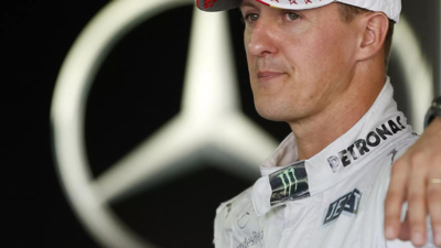 Michael Schumacher's first appearance in 11 years; mobile phones were not allowed