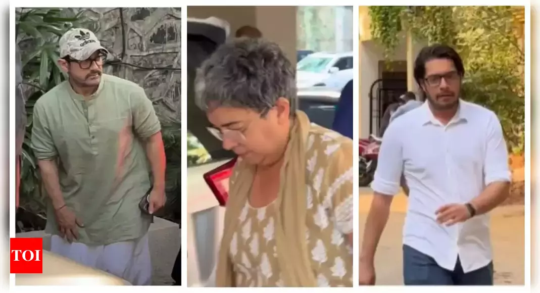 Aamir Khan, Kiran Rao, Imran Khan, Junaid Khan and others pay their last respects to Reena Dutta’s father’s at the prayer meet – WATCH videos |