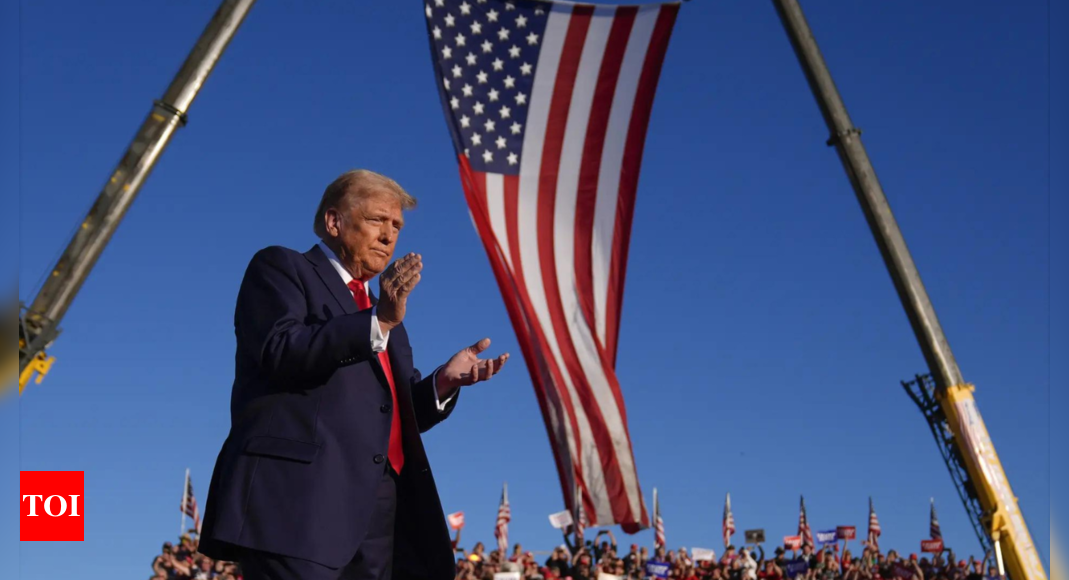 ‘We have bled together’: Trump holds rally at assassination attempt site in Pennsylvania, shares stage with Musk – Times of India