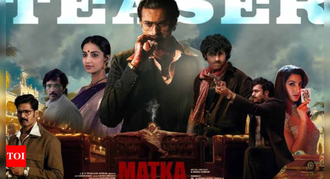 Matka Teaser Released for November 14 Premiere