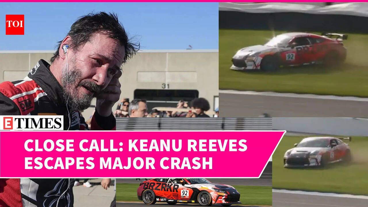 Keanu Reeves Dodges Serious Injury After Spin-Out at Indianapolis