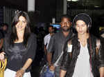 Shahid, Priyanka return from shoot