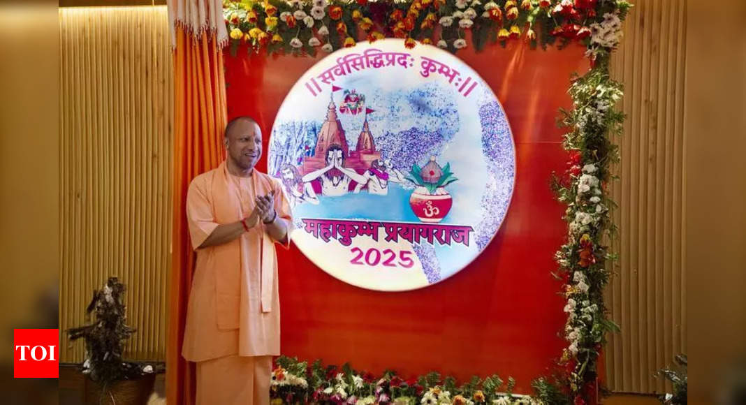 Maha Kumbh 2025: CM Yogi unveils logosymbolising religious, economic prosperity