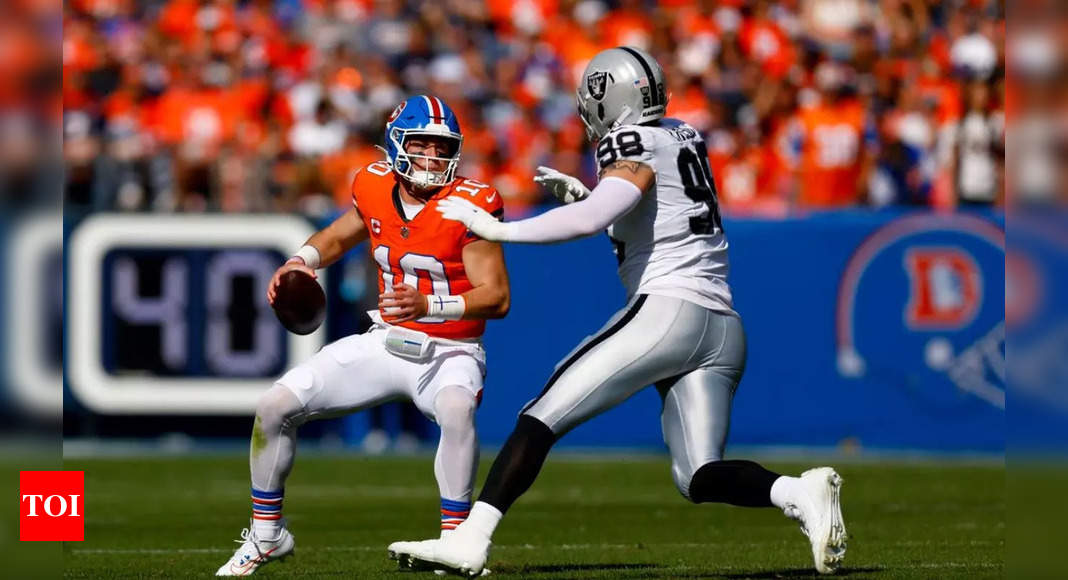 The Raiders’ eight-game dominance over the Broncos fell apart in a 34-18 loss due to penalties and costly turnovers NFL News