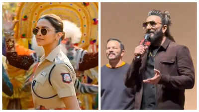 Ranveer Singh：《Singham Again》是我寶寶的處女作；迪皮卡在拍攝期間懷上了“寶貝辛巴” | – 印度時報