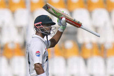 Shan Masood ends lengthy Test century drought for Pakistan captains