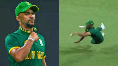 Watch: Coach turns fielder as JP Duminy saves runs for South Africa against Ireland