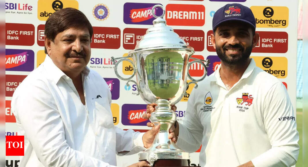 ‘Freedom and confidence led to success’: Rahane on Mumbai’s Irani Cup win as team awarded Rs 1 crore | Cricket News – Times of India ‘Freedom and confidence led to success’: Rahane on Mumbai’s Irani Cup win as team awarded Rs 1 crore | Cricket News – Times of India