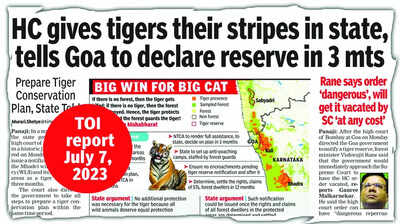 NTCA tells SC, Goa must declare Mhadei sanctuary as tiger reserve