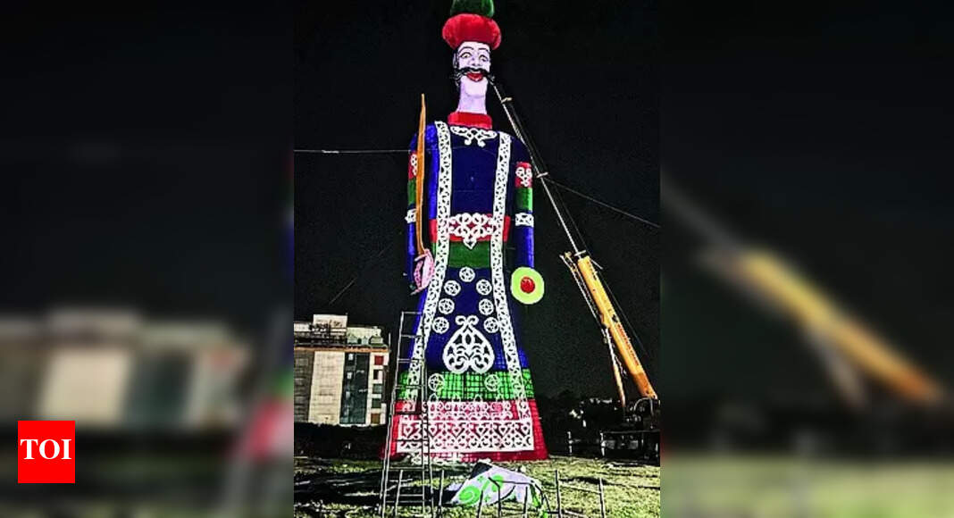 Tallest Ravan Awaits Election Results in Panchkula | Chandigarh News ...