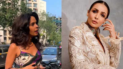 Mallika Sherawat gets called Malaika by a paparazzo, the actress reacts: 'Iske kaan kheencho'