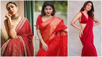 My City My Navratri: An expert guide to dazzle in your red sari