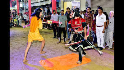 Masks and gestures tell the tale in silent Ramleela of Jhunjhunu’s Bisau