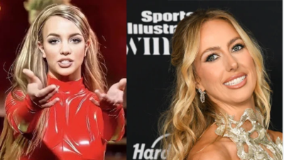 Brittany Mahomes’ $4,920 Britney Spears-Inspired Look at Chiefs vs. Saints Game