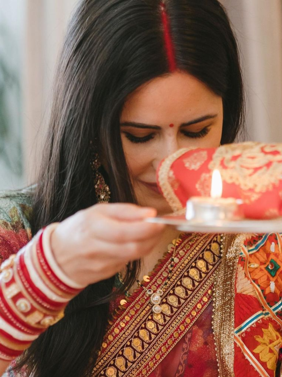 Bollywood-Inspired Bold Red Sarees For New Brides To Ring In Their First Karwa Chauth