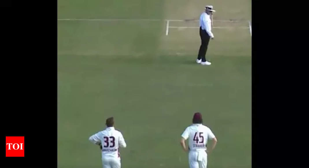 Marnus Labuschagne’s ‘wild’ field placement stuns fans in Sheffield Shield match – Watch | Cricket News – Times of India