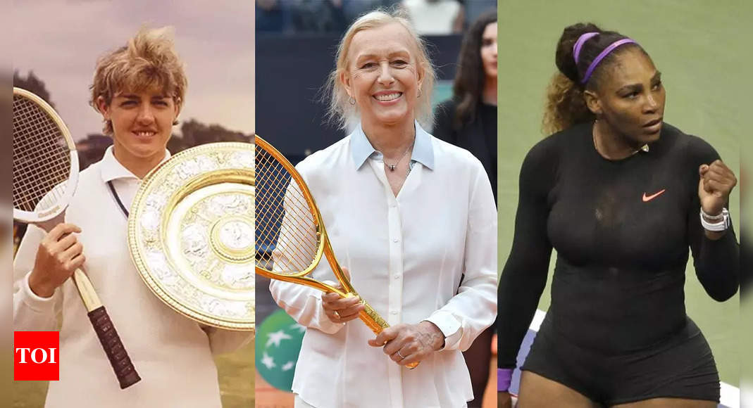 Top 5 tennis legends with most Grand Slam titles: From Margaret Court’s 64 to Serena Williams’ 39 | Tennis News – Times of India