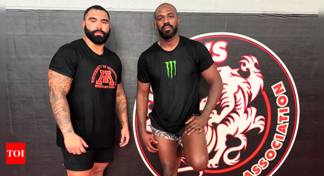 Jon Jones Trains with Gable Steveson for UFC 309