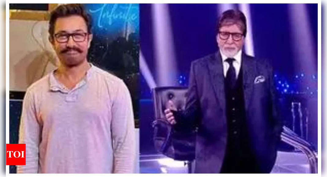 Aamir Khan and Son Join Bachchan on KBC