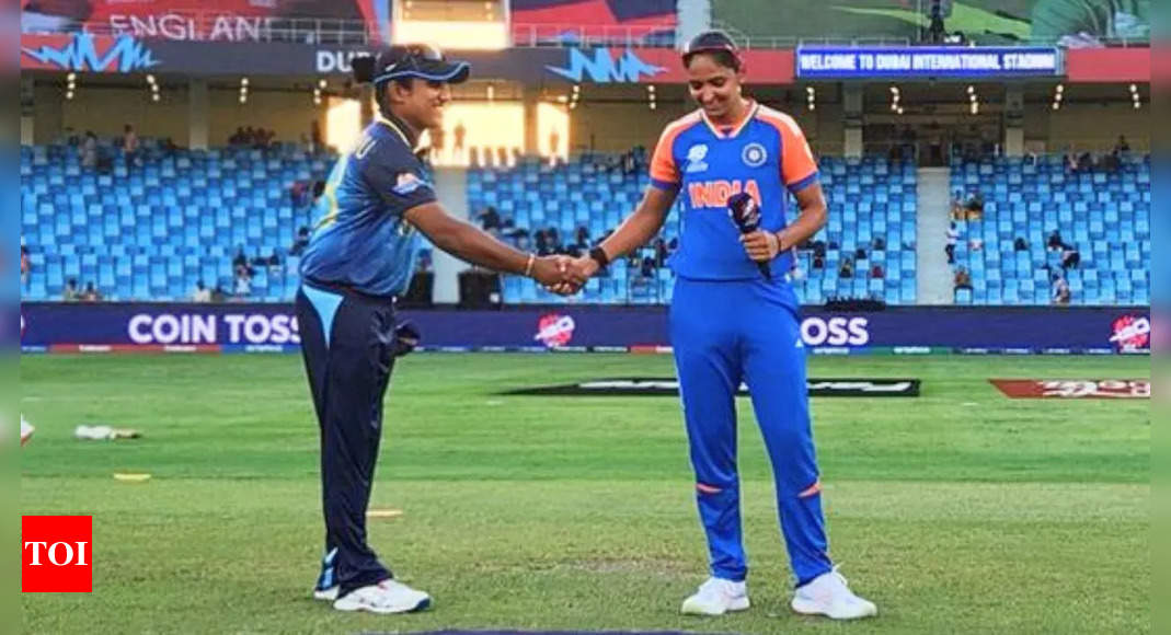 India vs Sri Lanka Live Score, Women’s T20 World Cup 2024: Openers Shafali Verma, Smriti Mandhana take India past 50 vs SL in quick time  – The Times of India