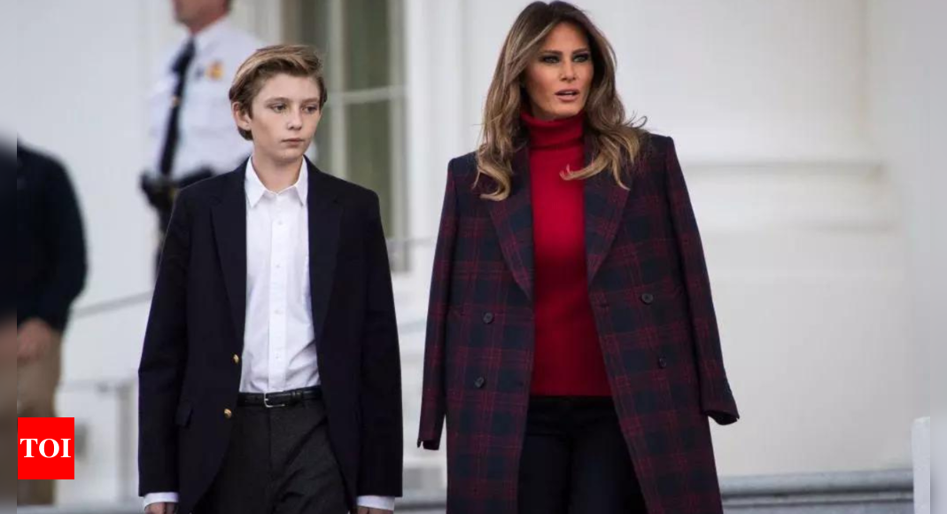 Barron Trump was denied a bank account due to ‘cancel mob’, reveals Melania in memoir – Times of India