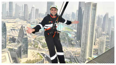 Exclusive - Ghum Hai Kisikey Pyaar Meiin fame Vihan Verma unleashes his adventurous side as he enjoys Edge Walk in Dubai; see pics