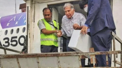 Love for aviation: When an unwell Ratan Tata boarded A350 using ambu-lift in 2022