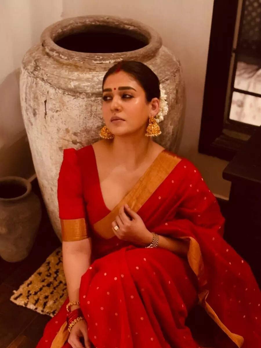 Level up your saree game with style tips from Nayanthara Times of India