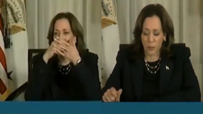 'It's a live broadcast': Harris stumbles during hurricane Milton meeting; MAGA says 'total incompetence'