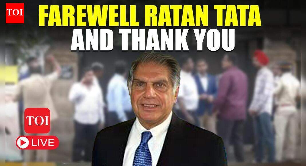 LIVE: Ratan Tata Passes Away At 86 | State Funeral for Legendary Leader ...
