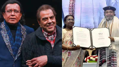 Dharmendra wants to give a big hug to Mithun Chakraborty for his Dadasaheb Phalke Award, calls him 'My Humble Boy' - See inside