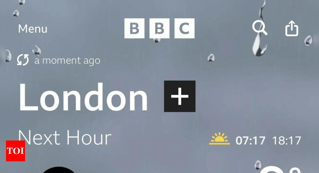 ‘Oops’ moment for BBC: Apology issued after weather app gaffe shows ‘hurricane winds’ in London