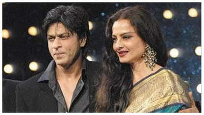 When Rekha’s poetic tribute to Shah Rukh Khan fit in perfectly with Gulzar’s words